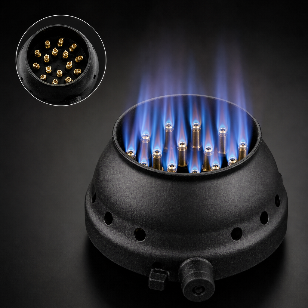 16-Tip Burner Design
