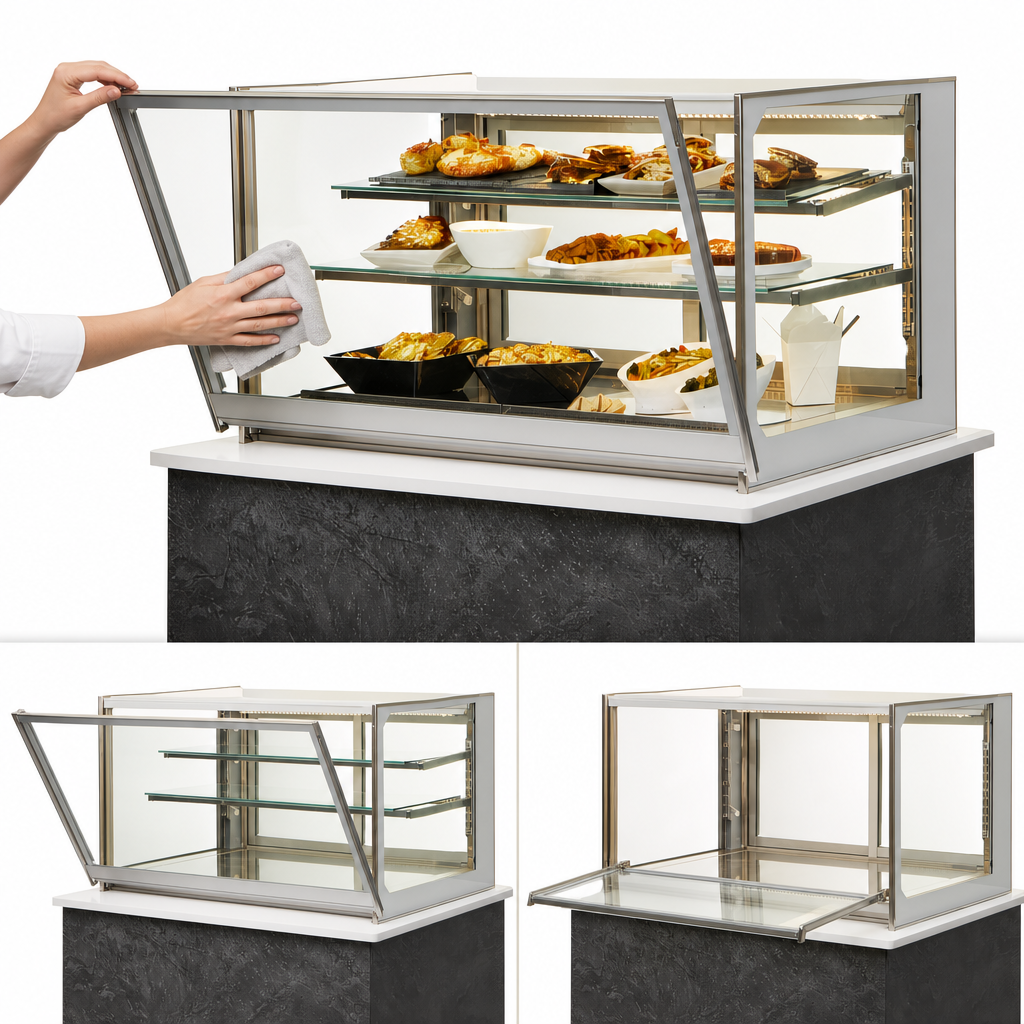 Tilt-Out Front Glass