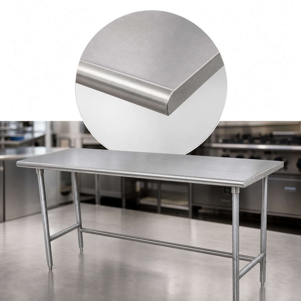 14-Gauge 304 Stainless Steel Top