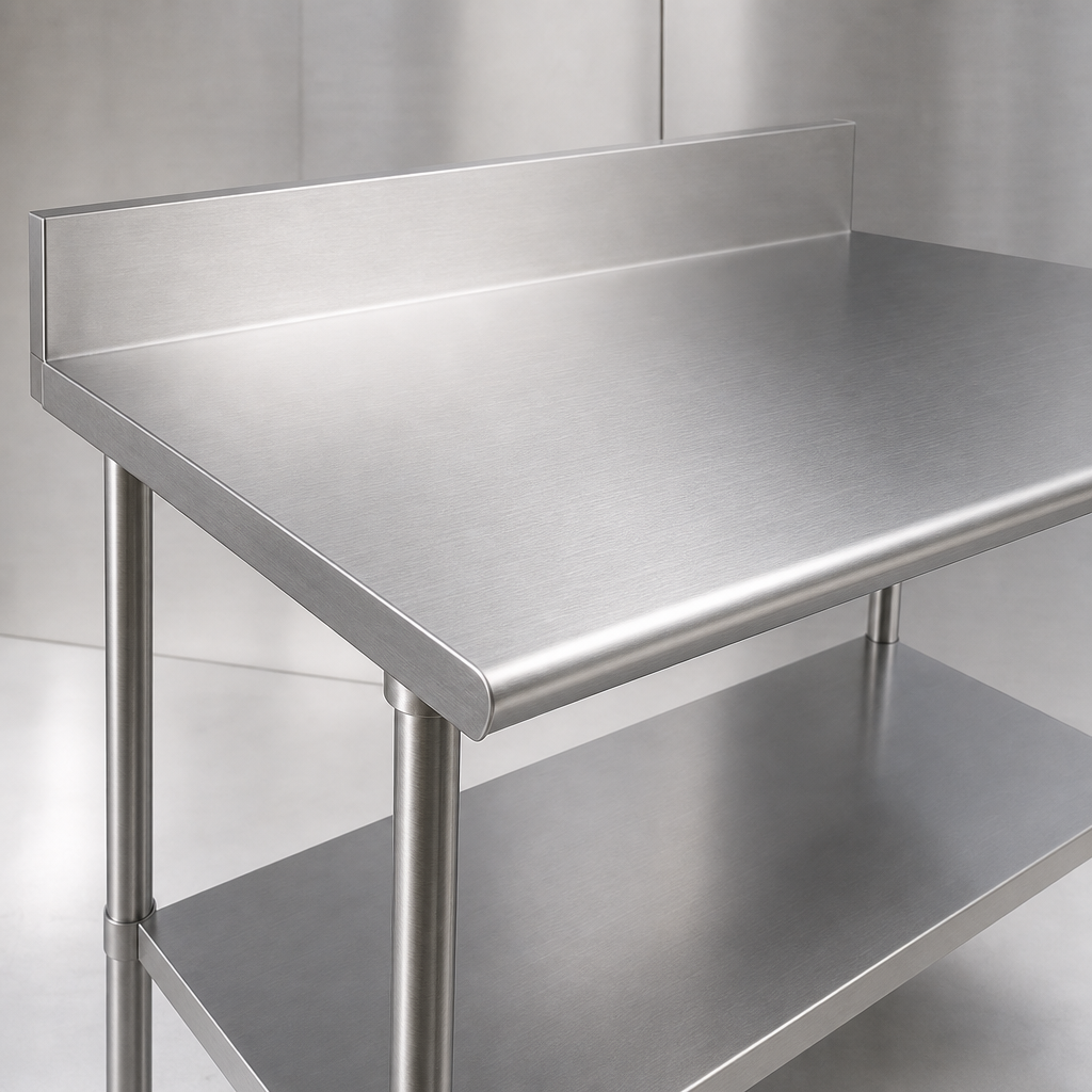 16-Gauge 300-Series Stainless Steel Top