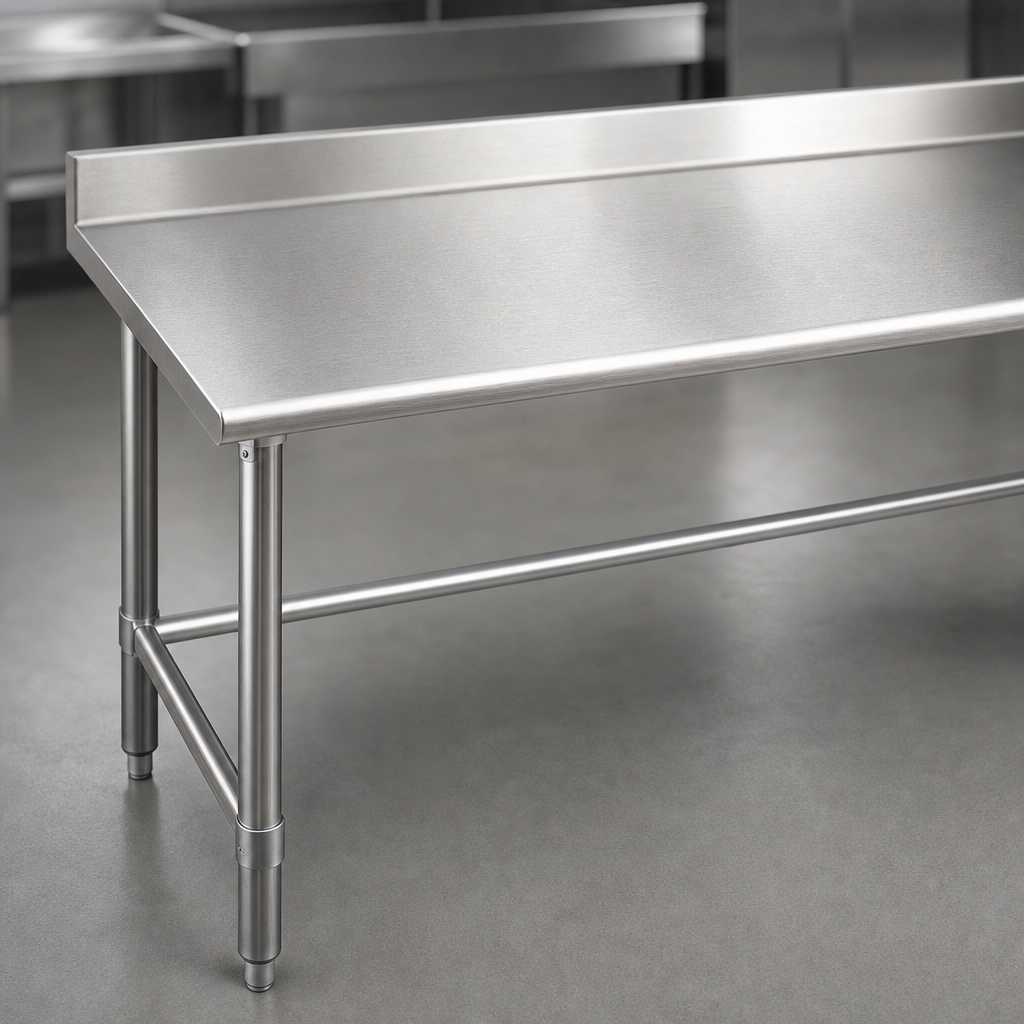 Heavy-Gauge 430 Stainless Steel Top