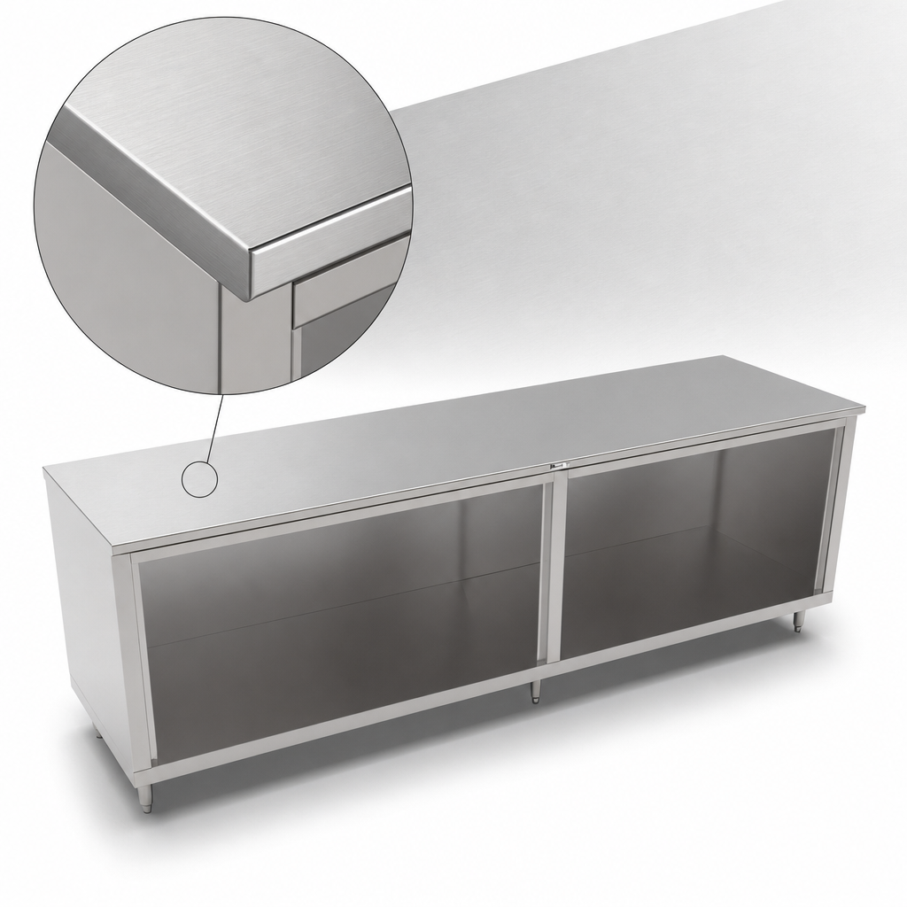 16-Gauge Stainless Steel Top