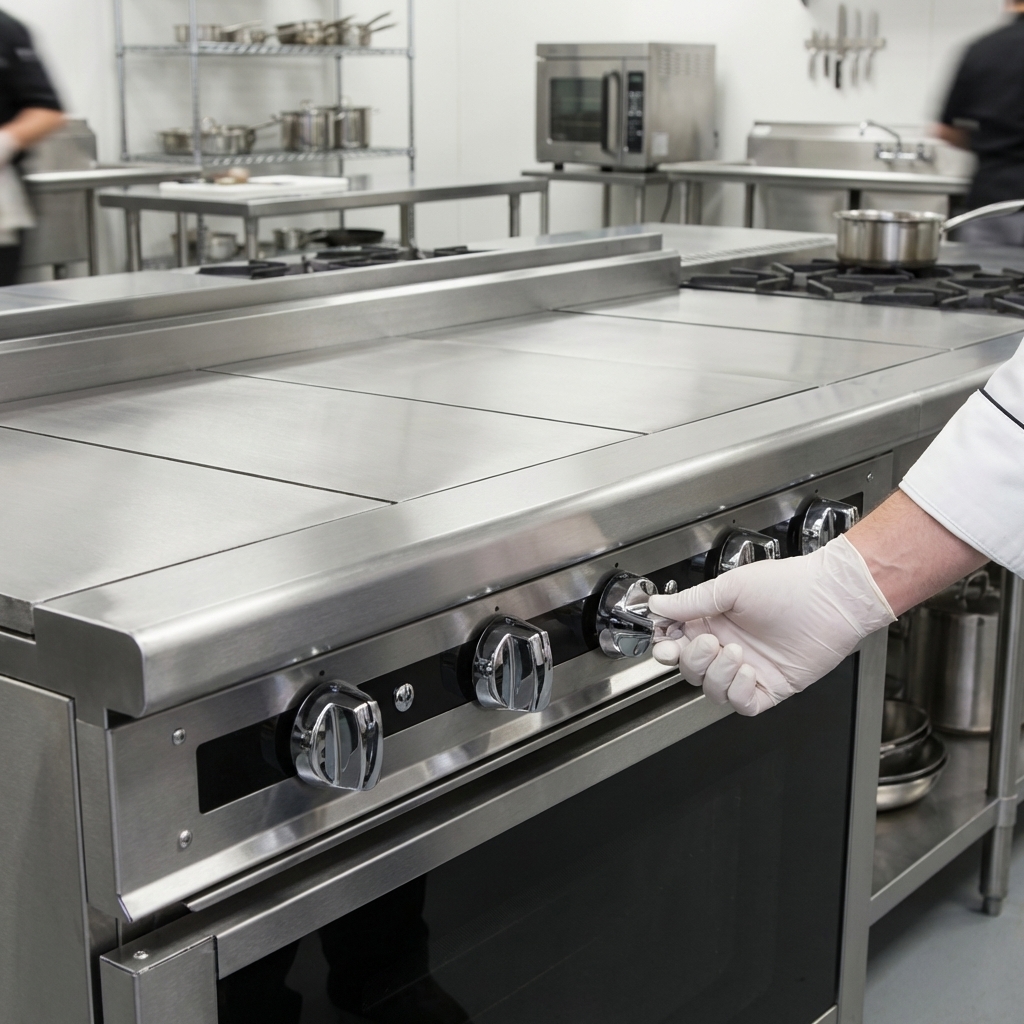 Experience unparalleled cooking flexibility with the Infinite Controls, allowing precise and independent temperature adjustment for each hot top section.
