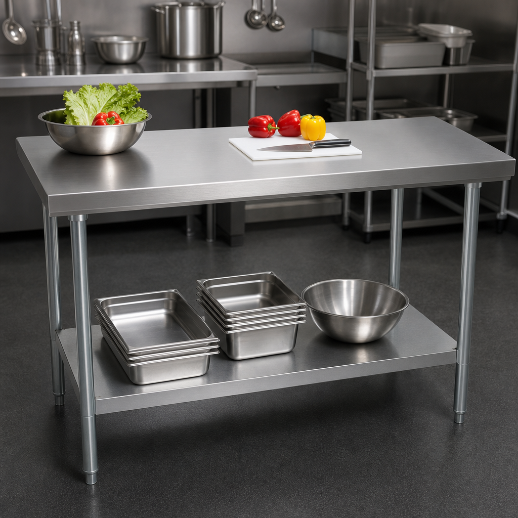 18-Gauge Stainless Steel Flat Top