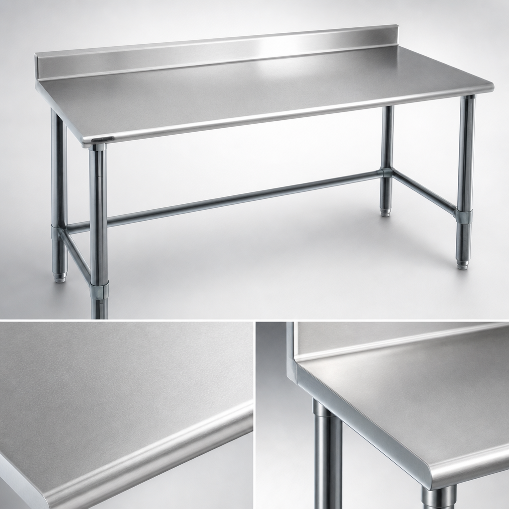 Heavy-Gauge 430 Stainless Steel Top
