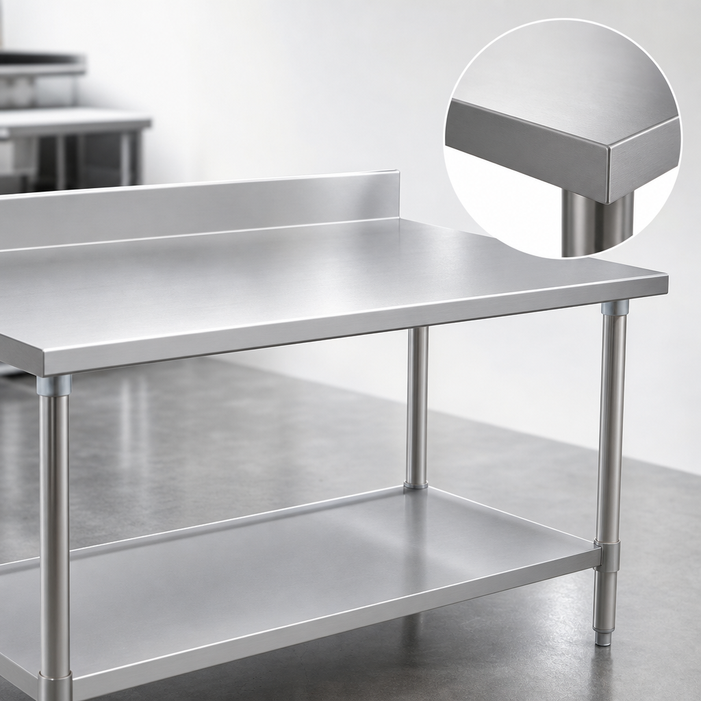 14-Gauge Stainless Steel Top