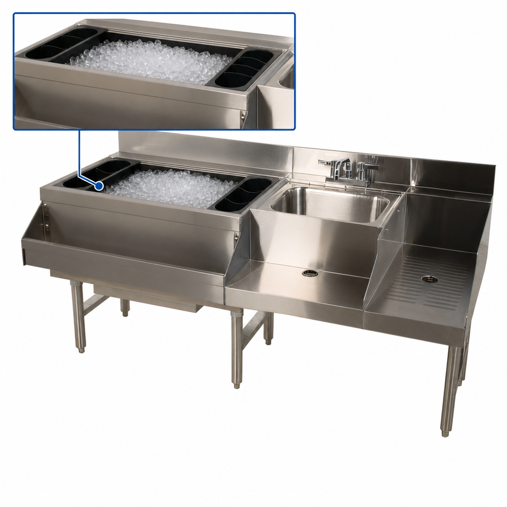 Insulated Left Ice Bin