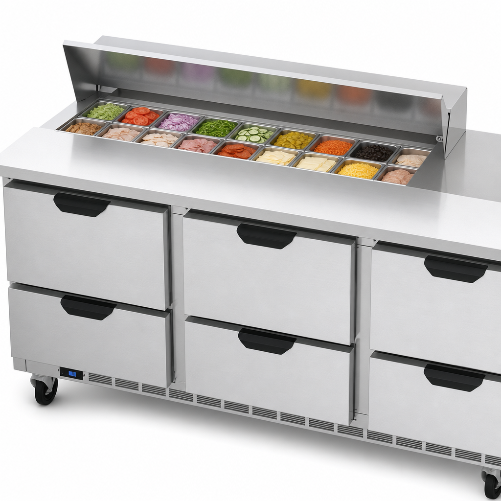 12 Sixth-Size Pan Top