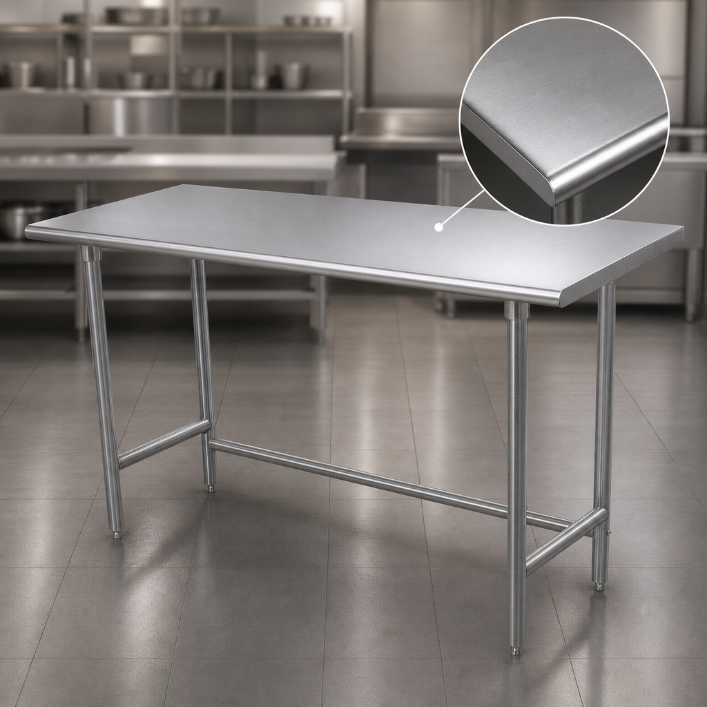 14-Gauge 304 Stainless Steel Top