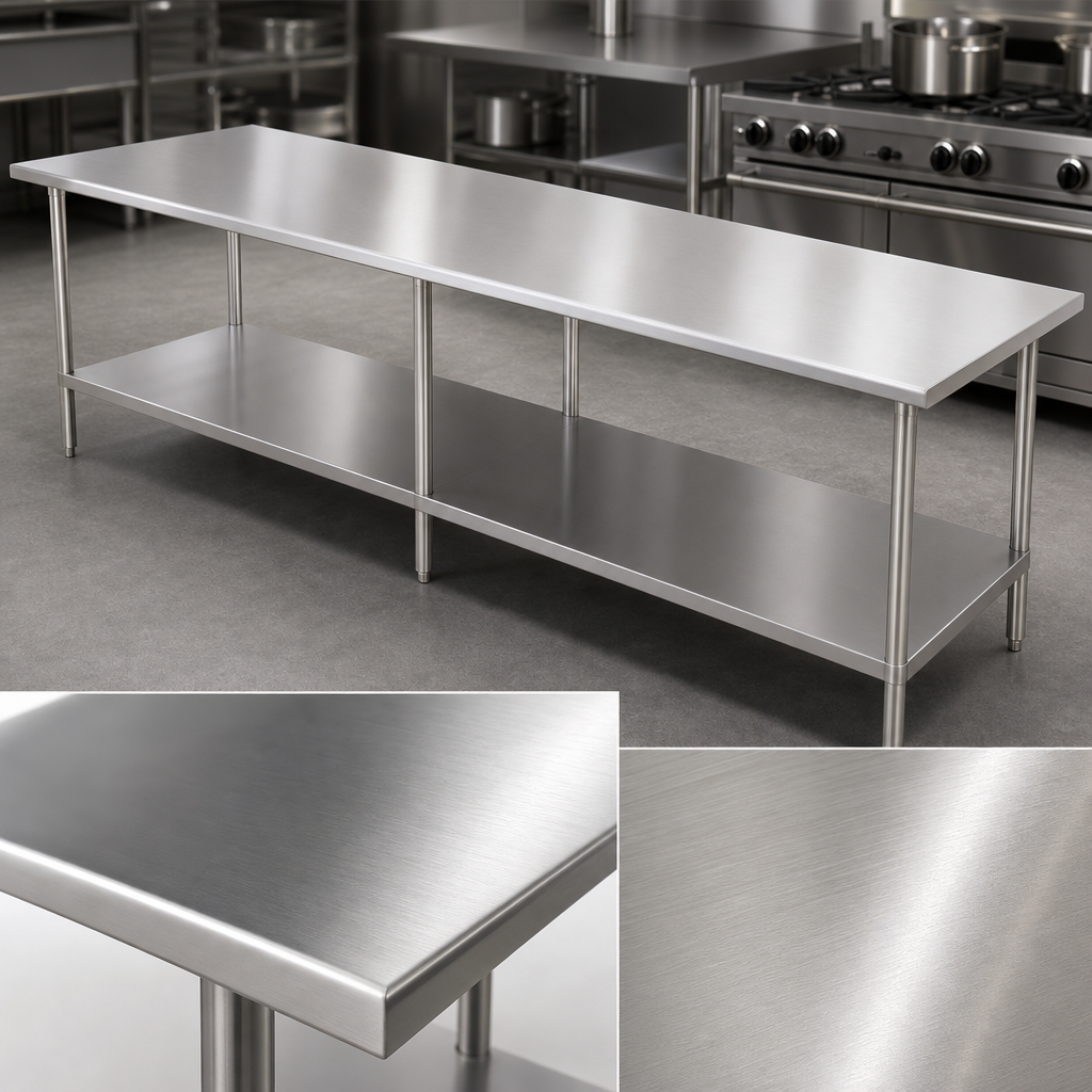 Reinforced Stainless Steel Top