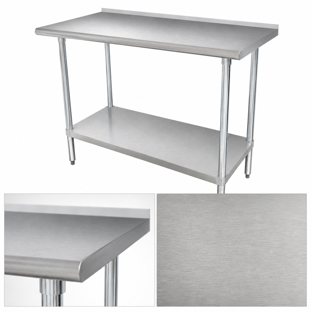 16-Gauge 304 Stainless Steel Top