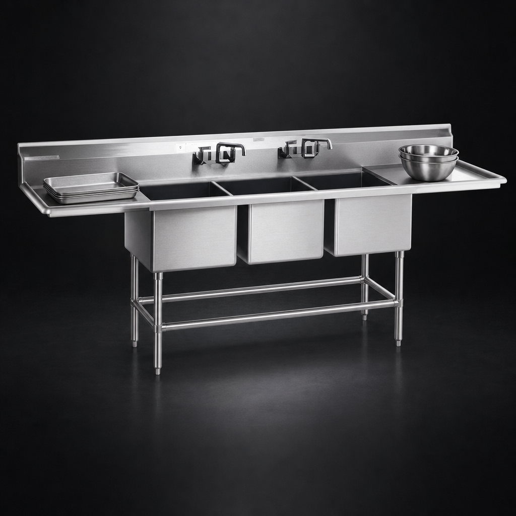 Dual 30-Inch Drainboards