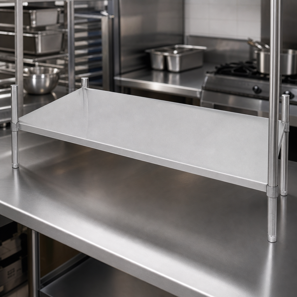 Solid Stainless Steel Shelf