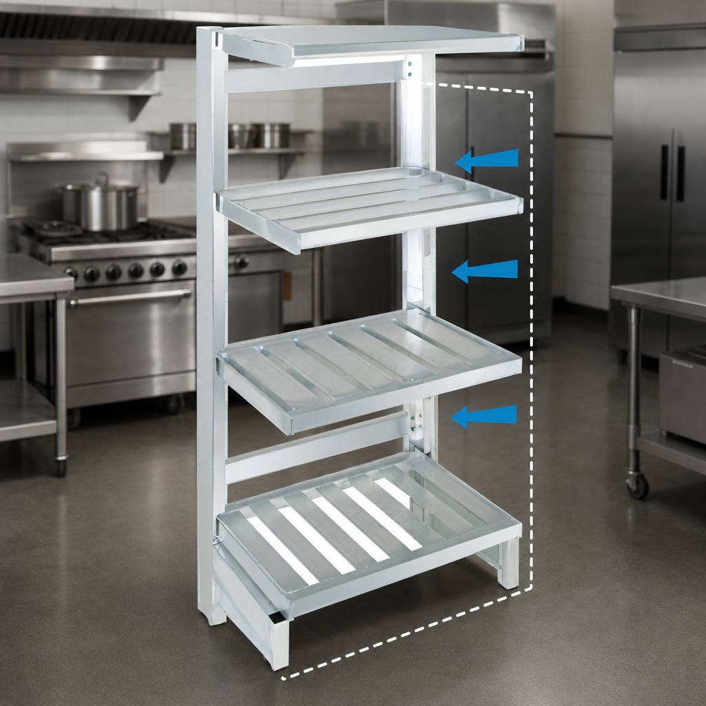 Open Front Cantilever Design