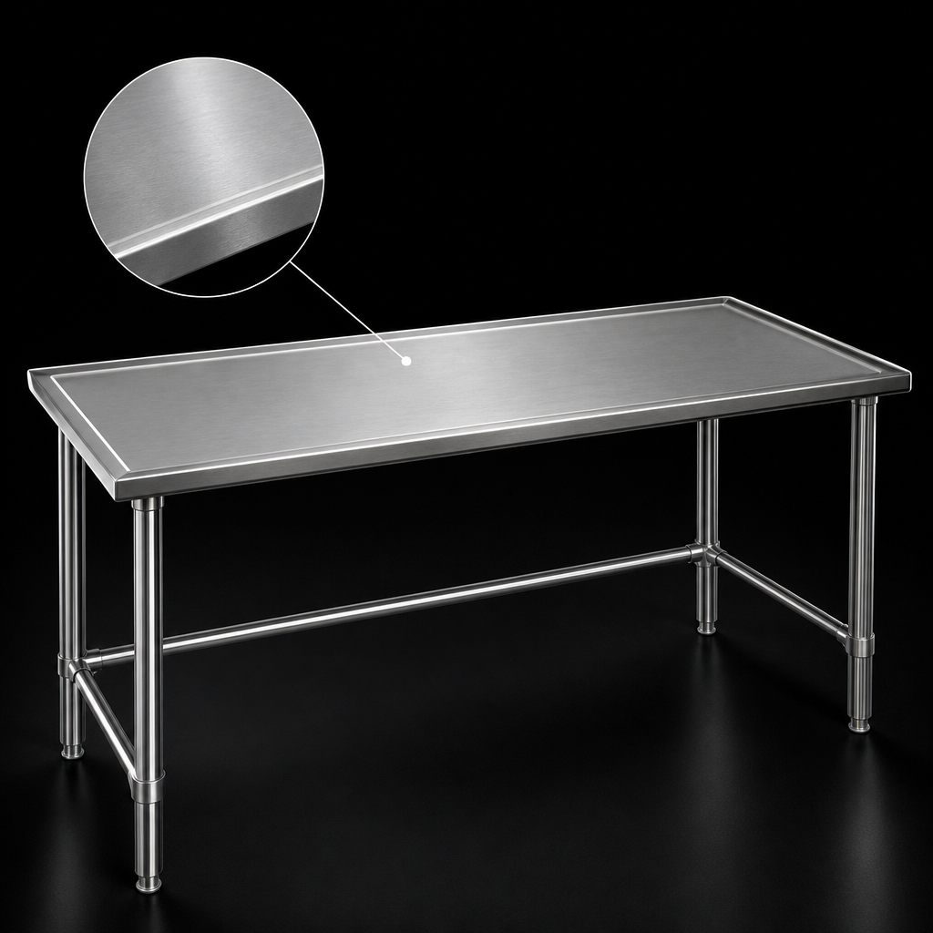 Heavy-Duty Stainless Steel Top
