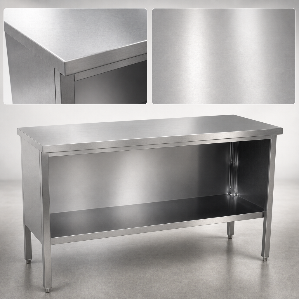 14-Gauge Stainless Steel Flat Top
