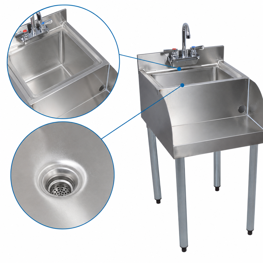 Integrally Welded Sink Bowl