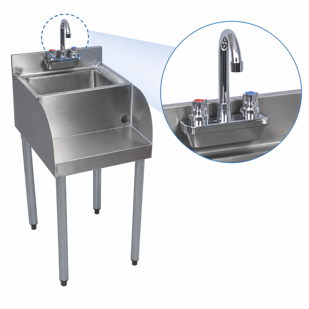 Splash Mount Faucet Ready