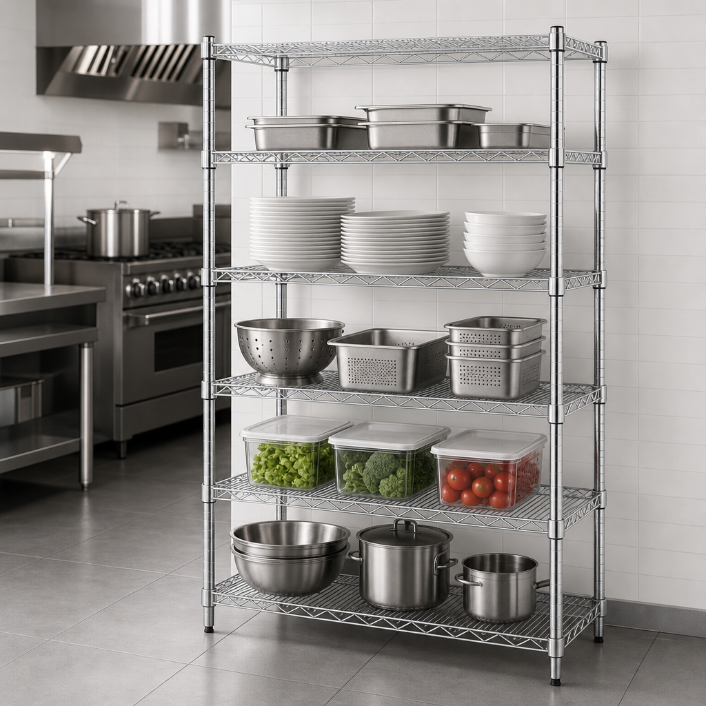Five Wire Shelves