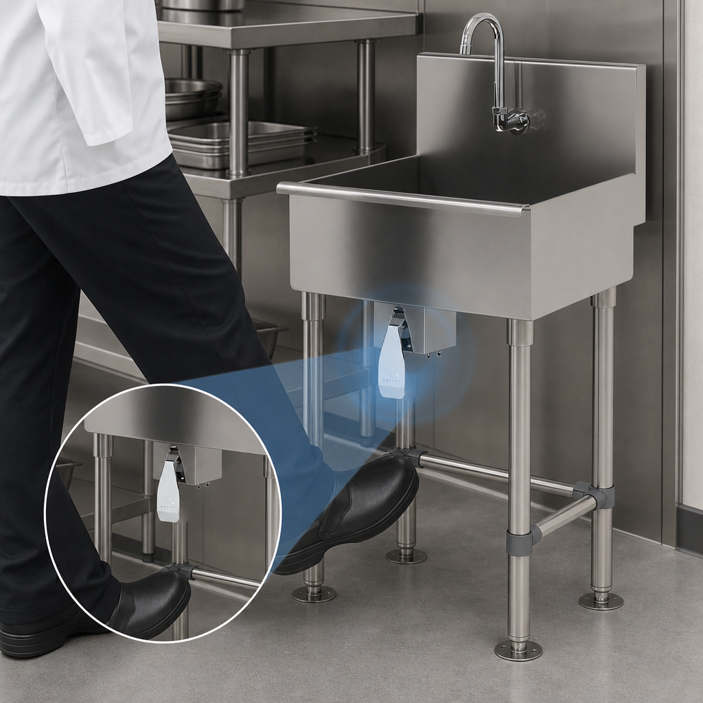 Hands-Free Knee Valve
