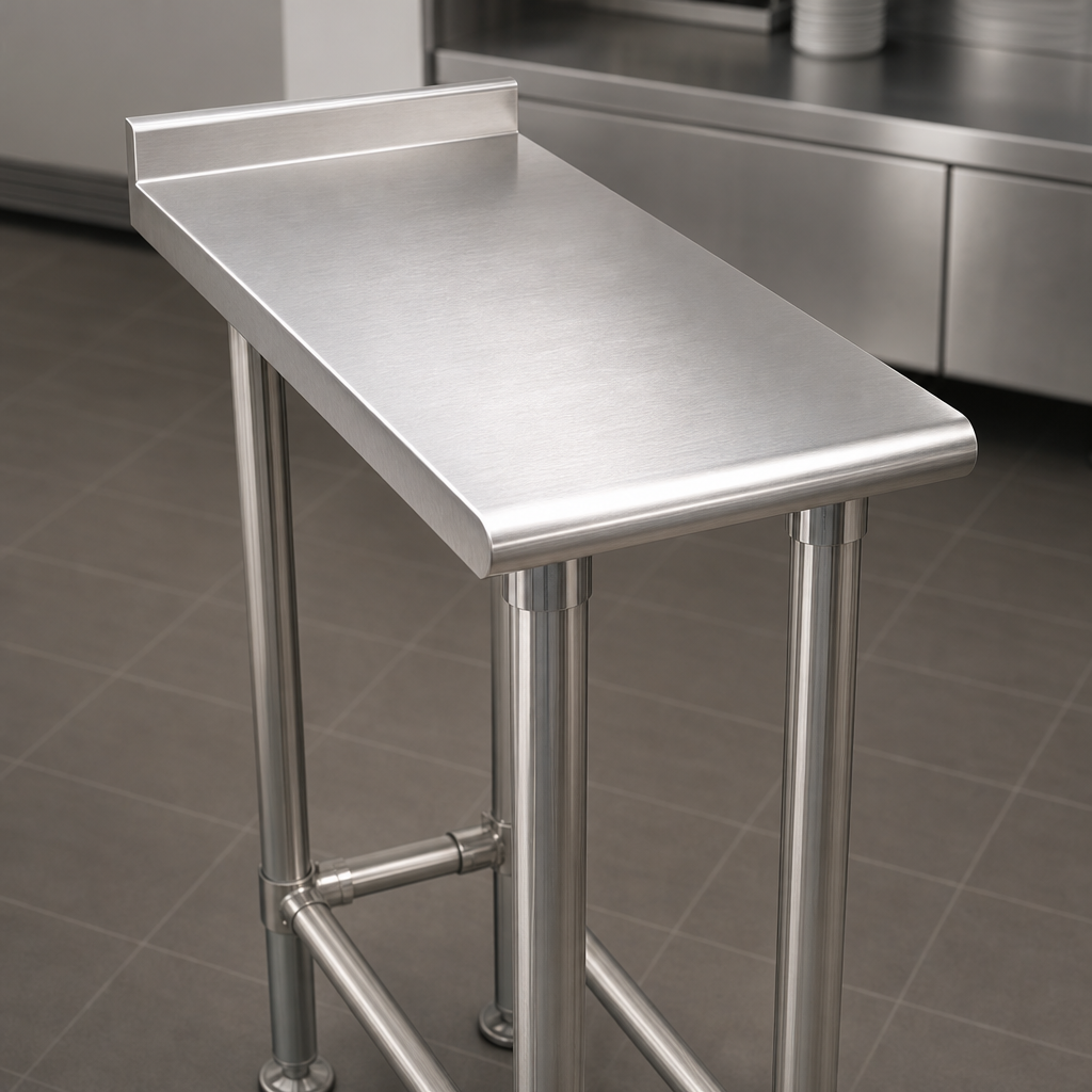 16-Gauge 304 Stainless Steel Top