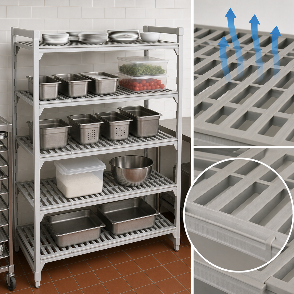 Vented Polypropylene Shelf Plates