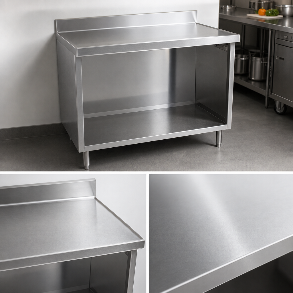 14-Gauge 304 Stainless Steel Top