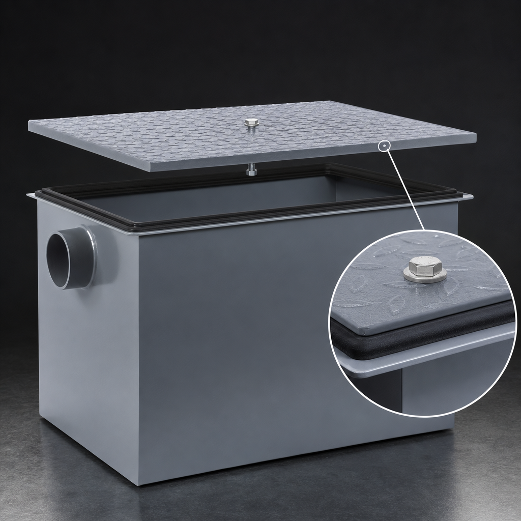 Gasketed Solid Steel Cover