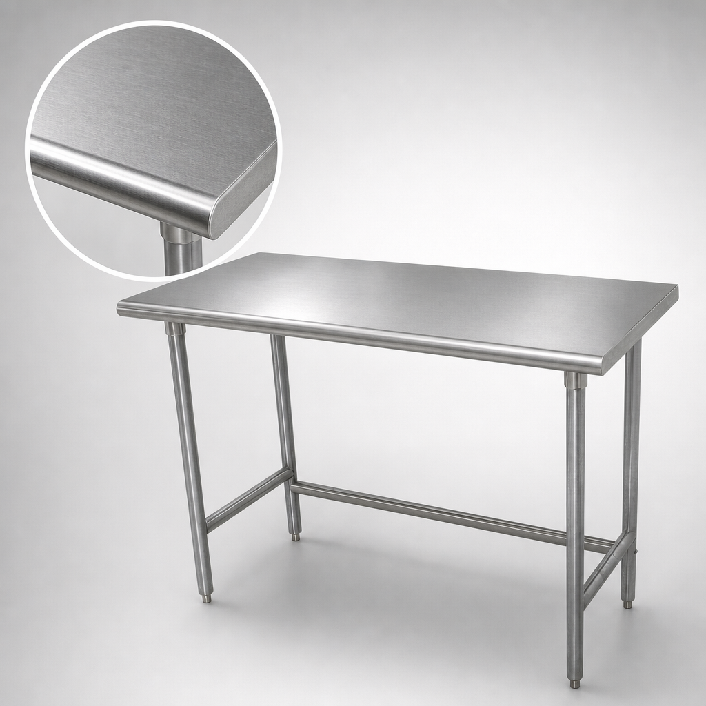 14-Gauge 304 Stainless Steel Top