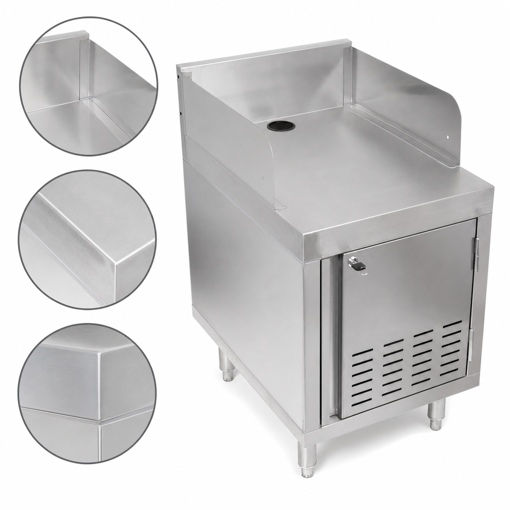 18-Gauge Stainless Steel Construction