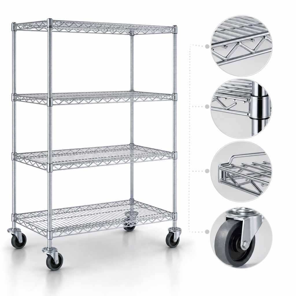 Patented QuadTruss Shelf Design