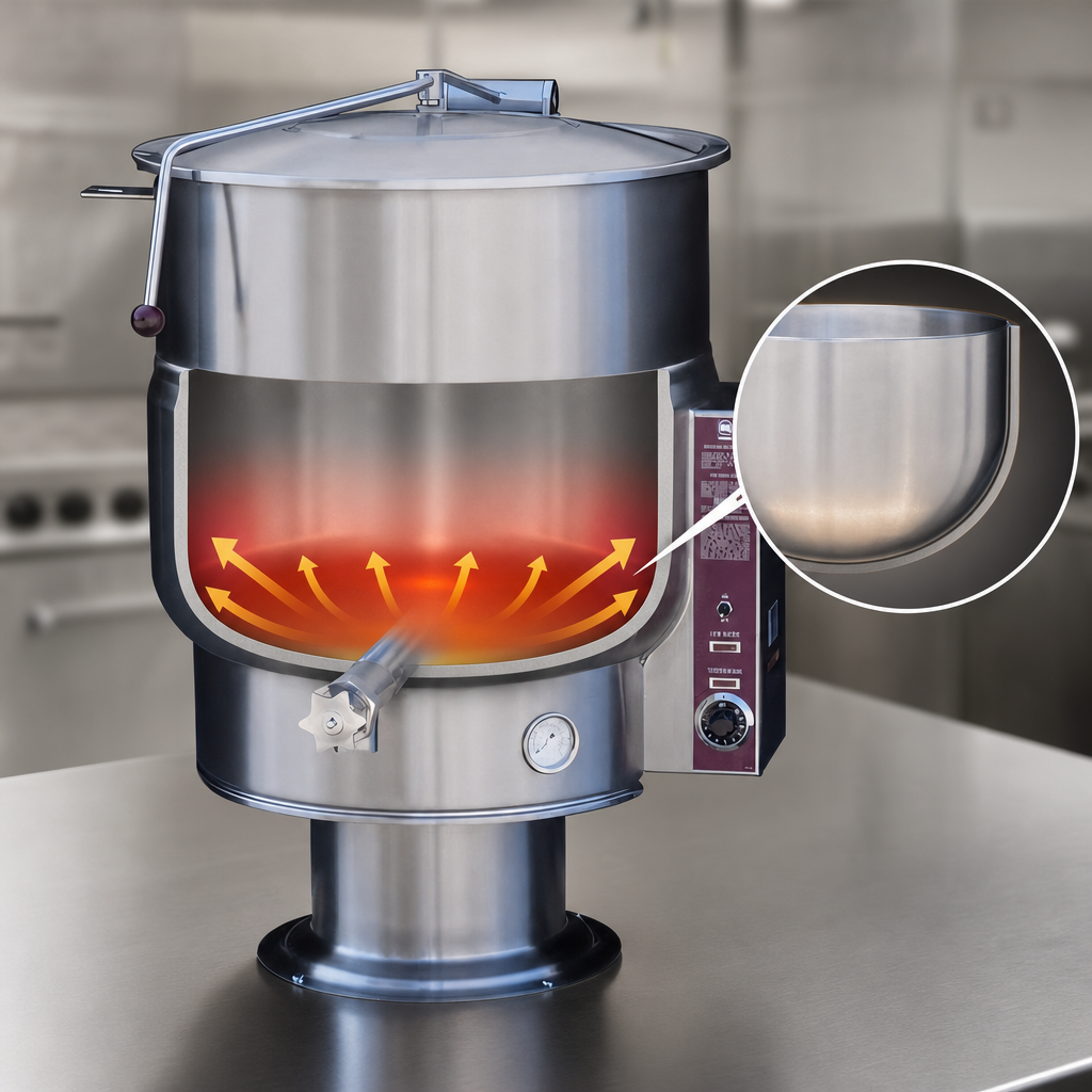 Hemispherical Kettle Bottom