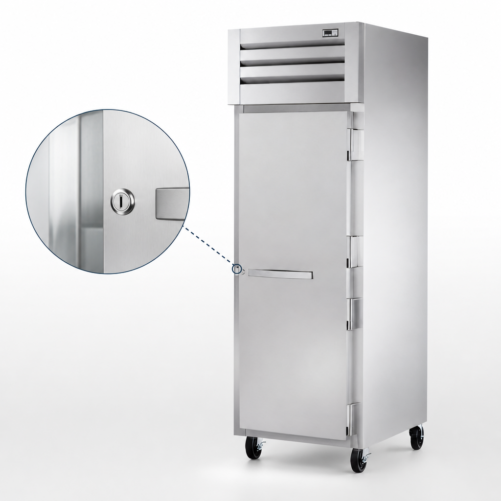 Locking Stainless Steel Door