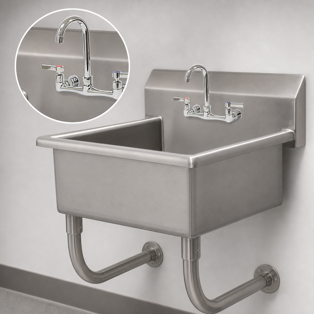 K-159 Gooseneck Faucet Included