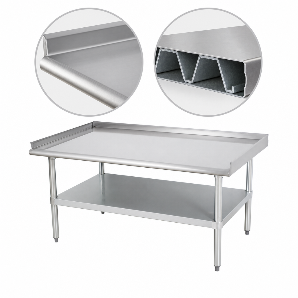 Reinforced Stainless Steel Top