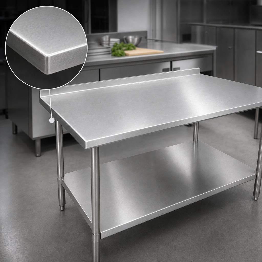 16-Gauge Stainless Steel Top