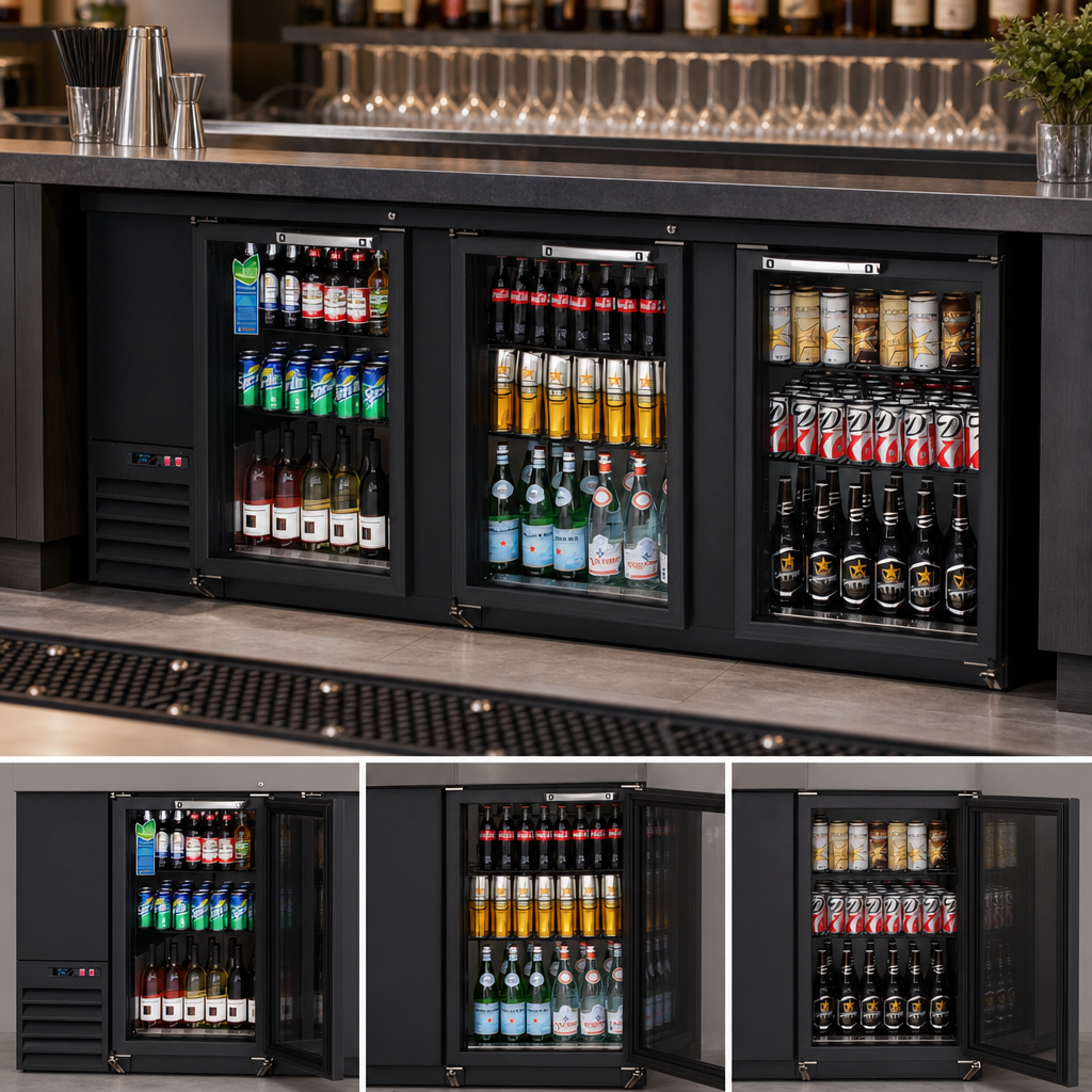 Three-Section Beverage Storage