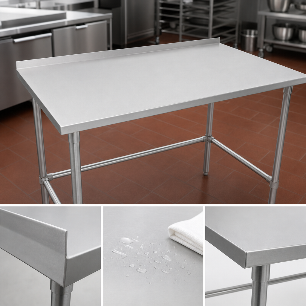 14-Gauge 300 Series Stainless Steel Top