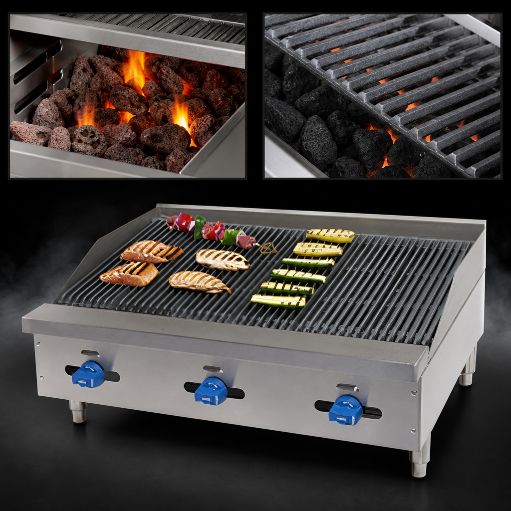 Lava Rock Heating System