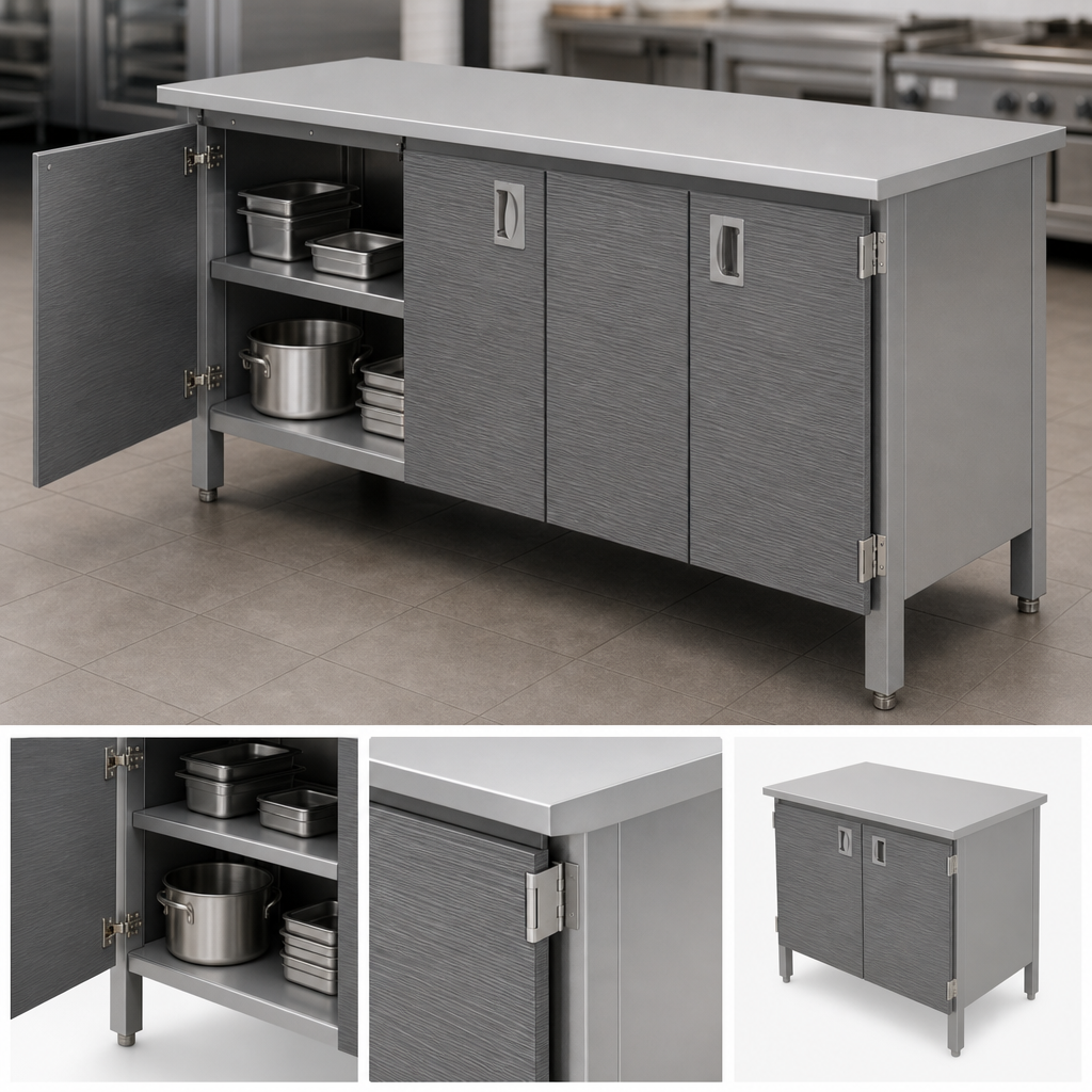 Cabinet Base with Hinged Doors