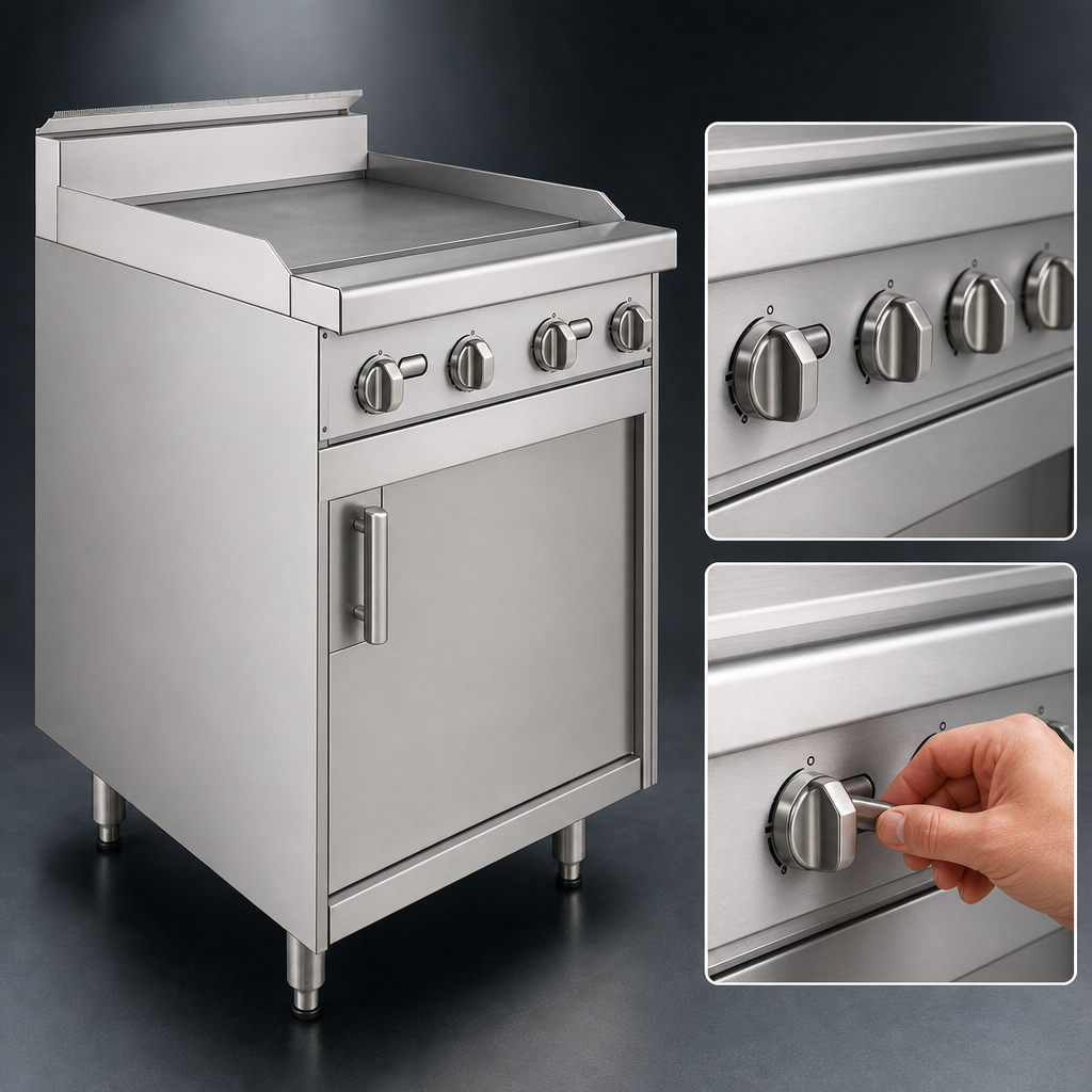 Manual Griddle Controls