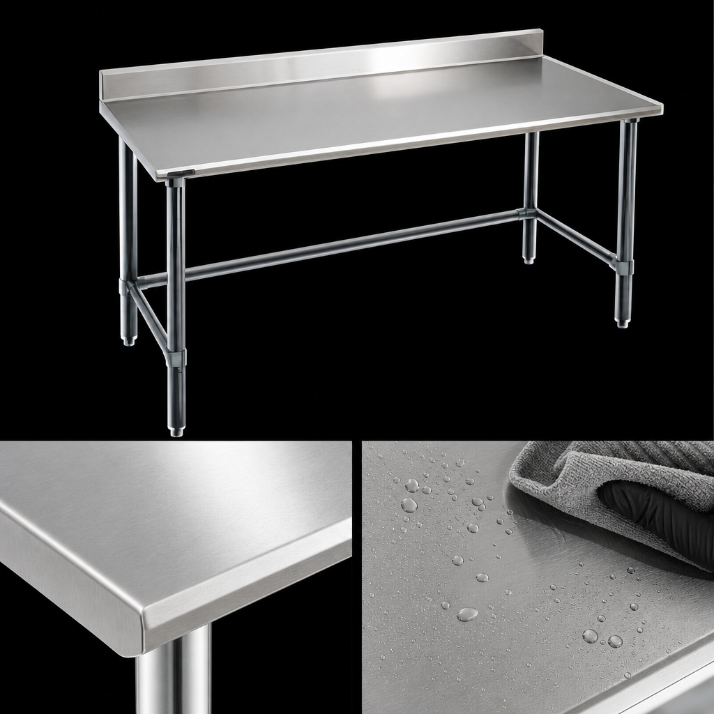 16-Gauge 300 Series Stainless Steel Top