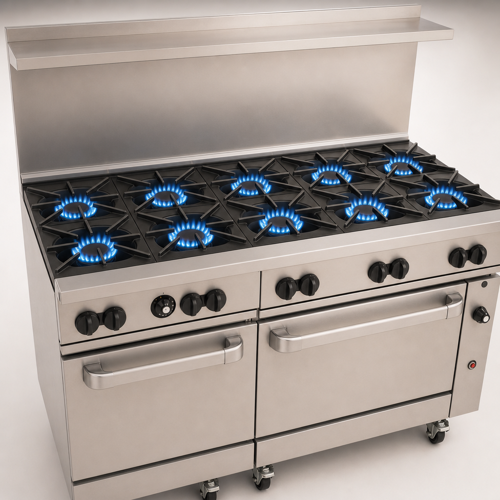 Ten Open Burners
