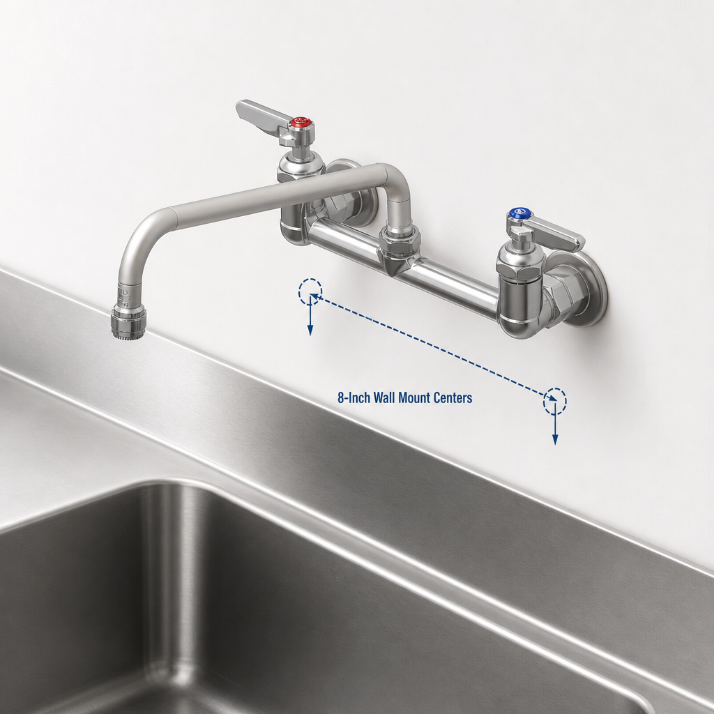 8-Inch Wall Mount Centers