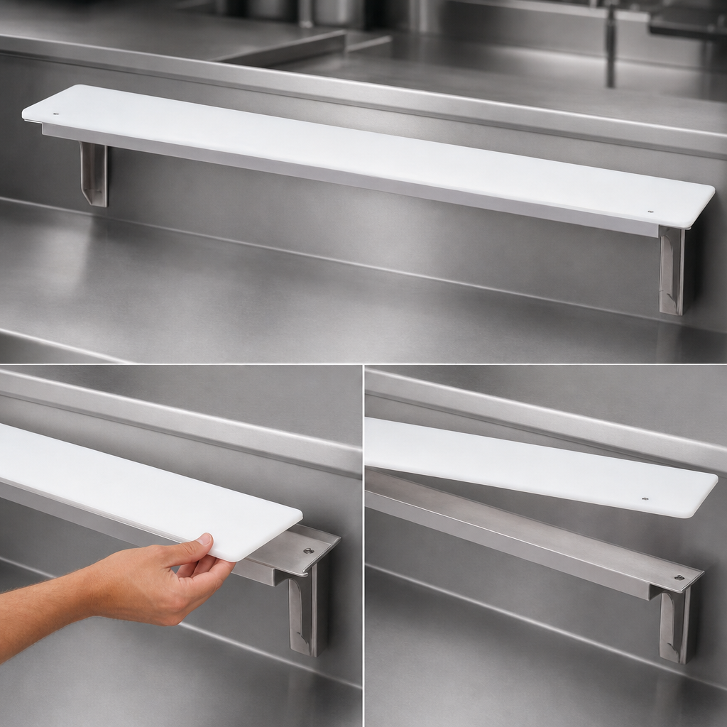 Removable White Poly Board