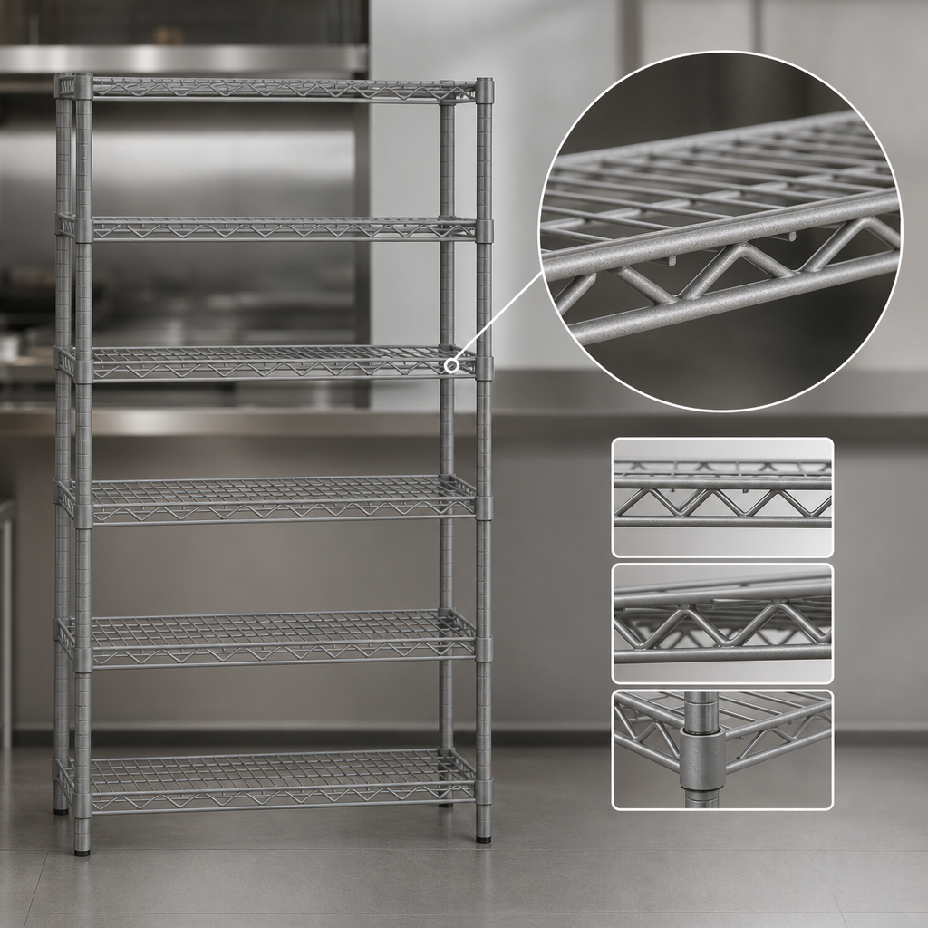 Patented QuadTruss® Shelf Design