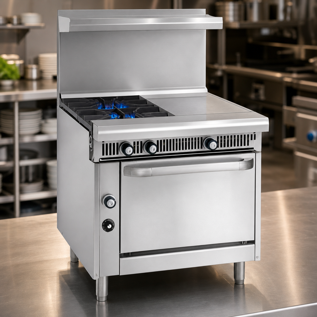 Two Open Burners