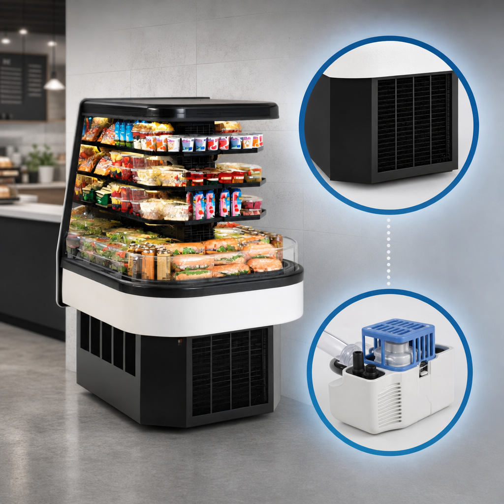 Self-Contained Refrigeration with Condensate Pump
