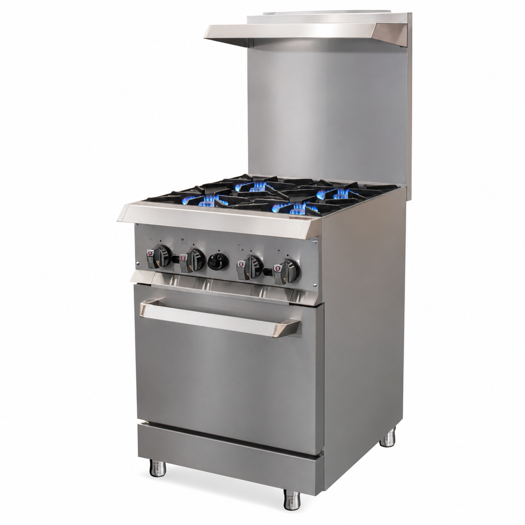 Four Open Burners