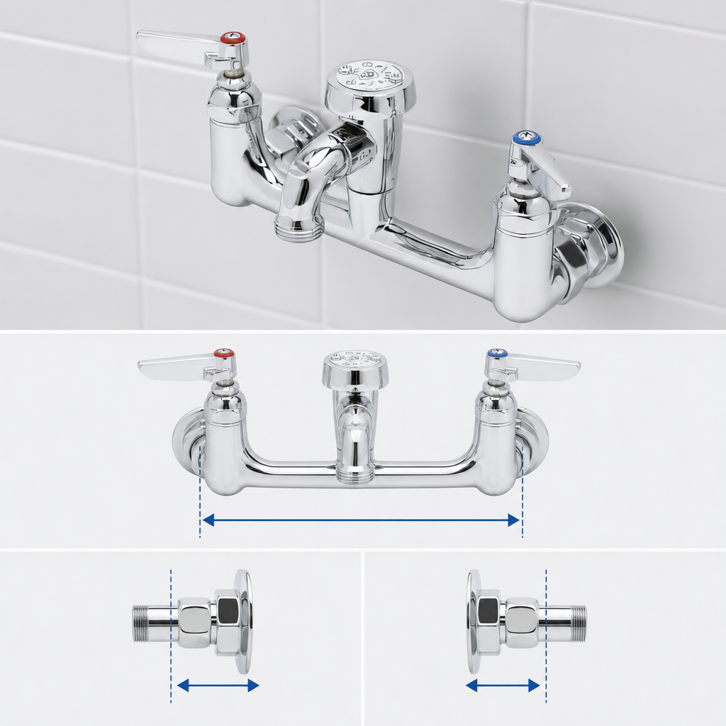 Adjustable 8-Inch Wall Centers
